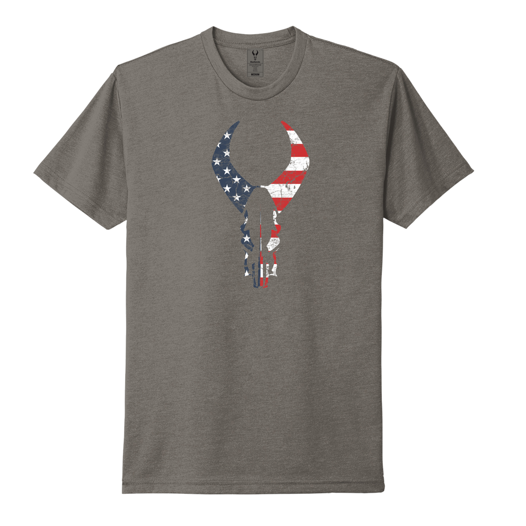 FLAG SKULL TEE
