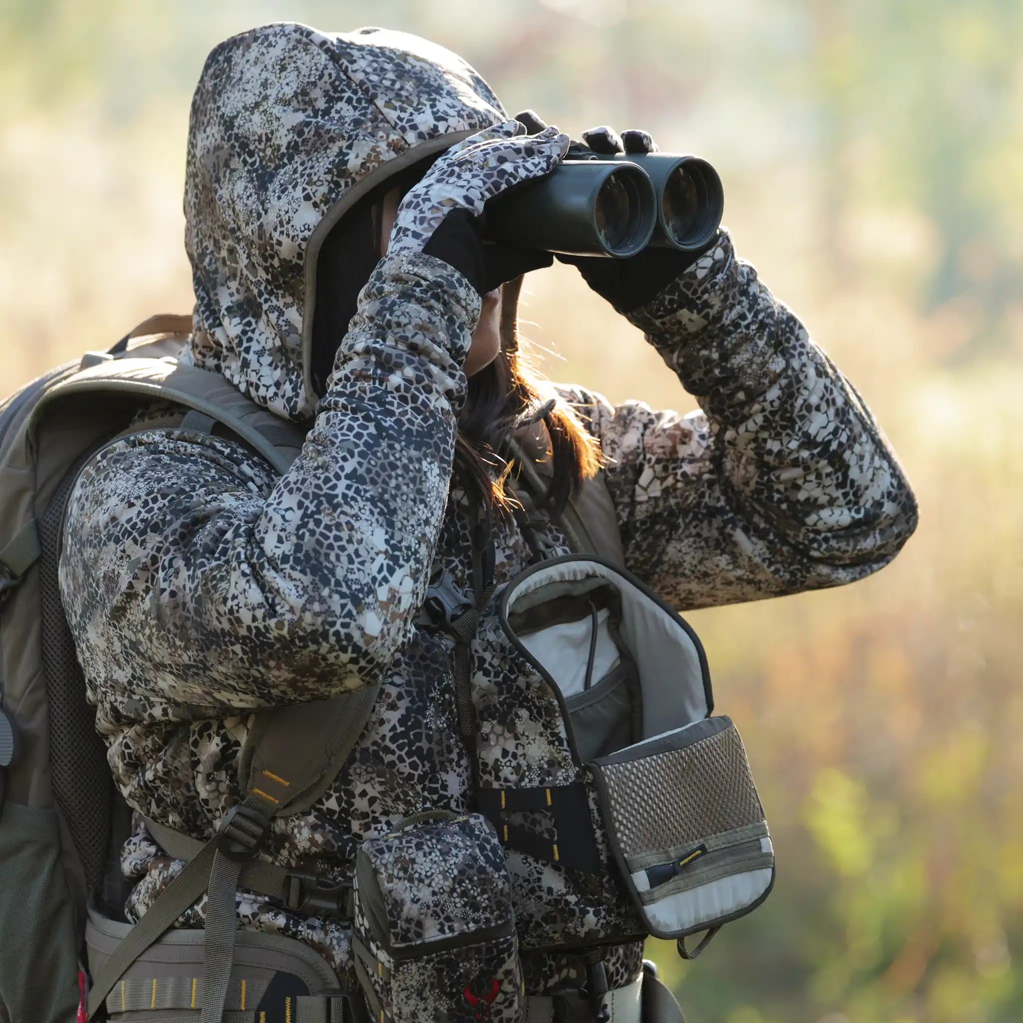 Badlands Bino Mag 2 | モジュラー双眼鏡ハーネスシステム 最適なパフォーマンスと耐久性を実現 スレート Lサイ 並行輸入品 Badlands\u2019 New Bino Mag 2 Harness: Total Protection for Your Binoculars