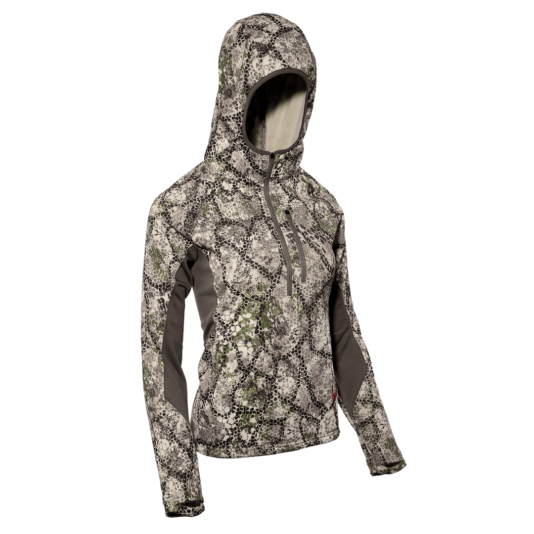 FLEX 1/2-ZIP HOODIE - WOMEN