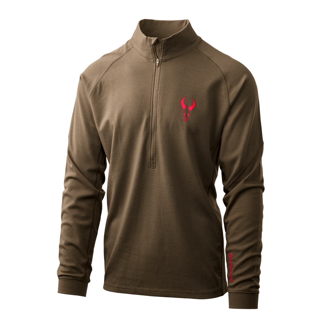 Pecora Heavyweight Merino 1 4 Zip Hunting Apparel Badlands Gear